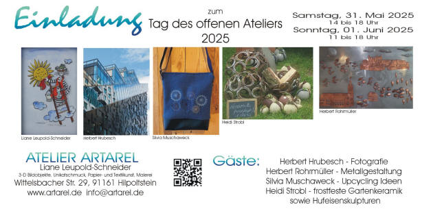 Flyer offenes Atelier 2025